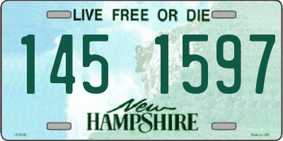 NH license plate 1451597