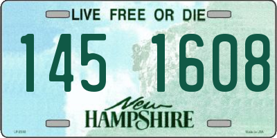 NH license plate 1451608
