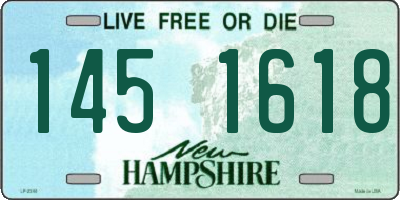 NH license plate 1451618