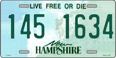NH license plate 1451634