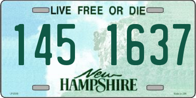 NH license plate 1451637
