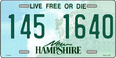 NH license plate 1451640
