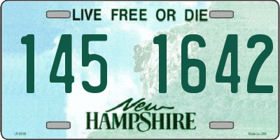 NH license plate 1451642