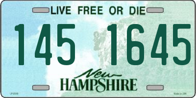 NH license plate 1451645