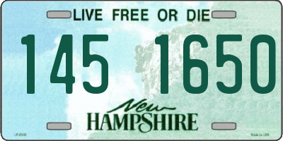 NH license plate 1451650