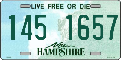 NH license plate 1451657