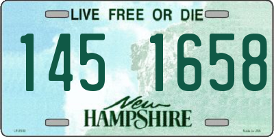 NH license plate 1451658
