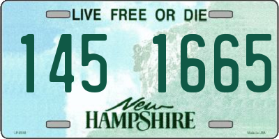 NH license plate 1451665