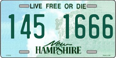 NH license plate 1451666