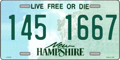 NH license plate 1451667