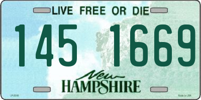 NH license plate 1451669