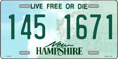 NH license plate 1451671
