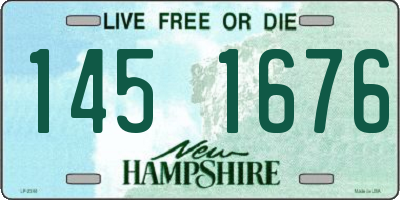 NH license plate 1451676