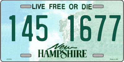 NH license plate 1451677
