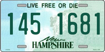 NH license plate 1451681