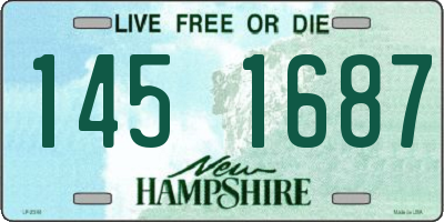 NH license plate 1451687