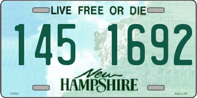NH license plate 1451692