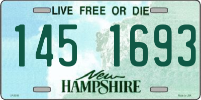 NH license plate 1451693