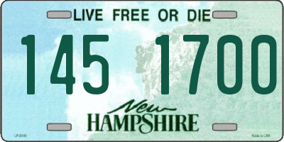 NH license plate 1451700
