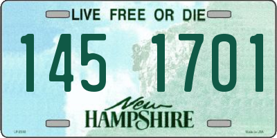 NH license plate 1451701
