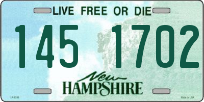 NH license plate 1451702