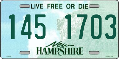 NH license plate 1451703