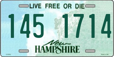 NH license plate 1451714