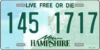 NH license plate 1451717