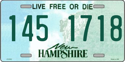 NH license plate 1451718