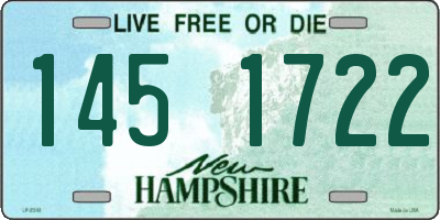 NH license plate 1451722