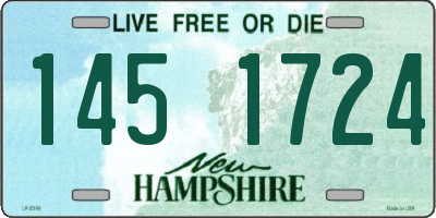 NH license plate 1451724