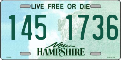 NH license plate 1451736