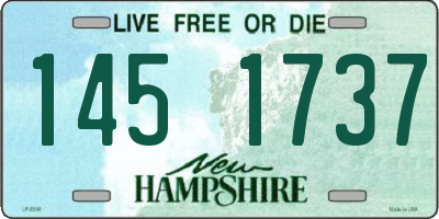 NH license plate 1451737