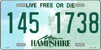 NH license plate 1451738