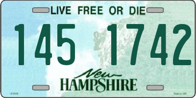 NH license plate 1451742