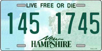 NH license plate 1451745