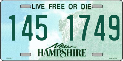 NH license plate 1451749