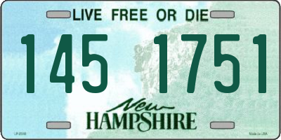 NH license plate 1451751