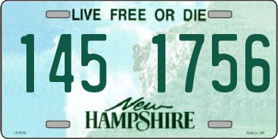 NH license plate 1451756