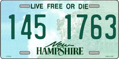 NH license plate 1451763
