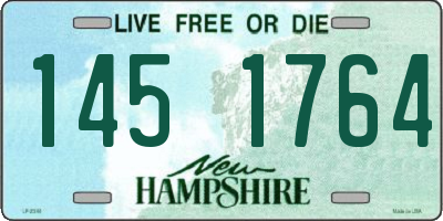 NH license plate 1451764