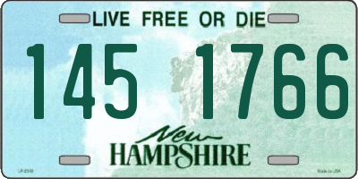 NH license plate 1451766