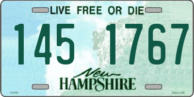 NH license plate 1451767