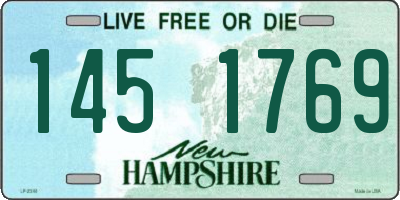 NH license plate 1451769