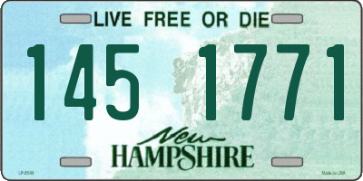 NH license plate 1451771