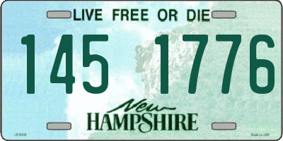 NH license plate 1451776