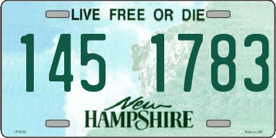 NH license plate 1451783