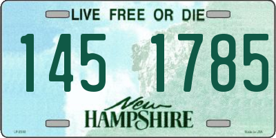 NH license plate 1451785