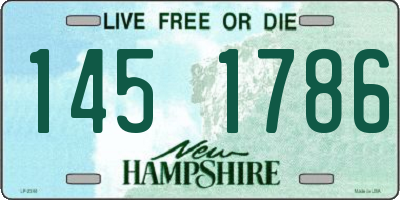 NH license plate 1451786