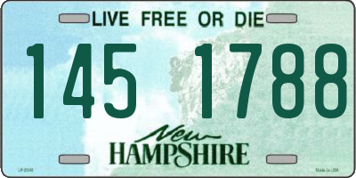 NH license plate 1451788